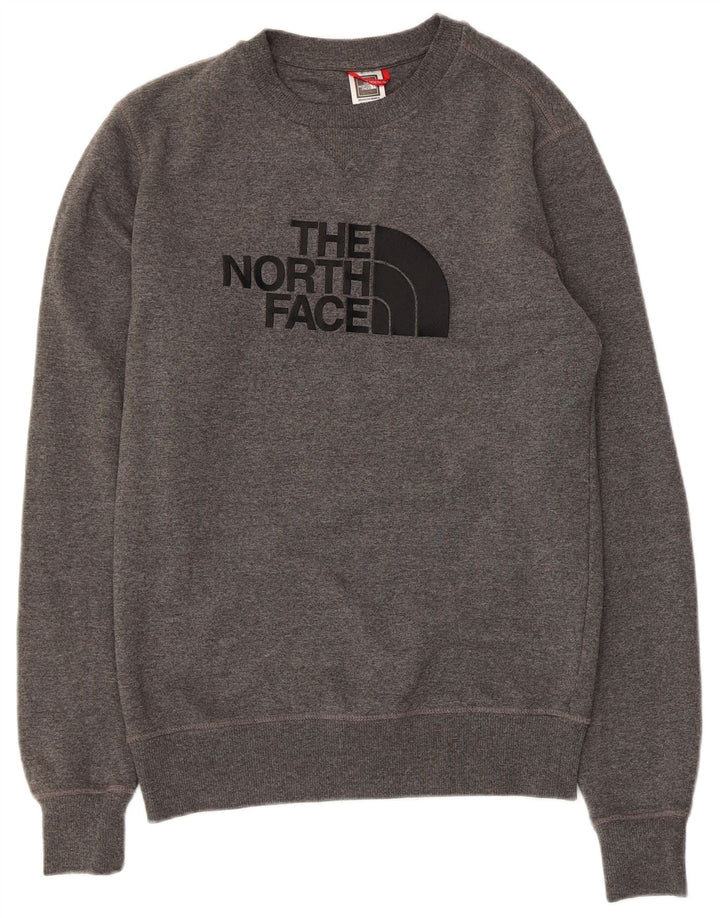 The North Face Herren-Sweatshirt mit Grafik, Größe S, Grau, Baumwolle