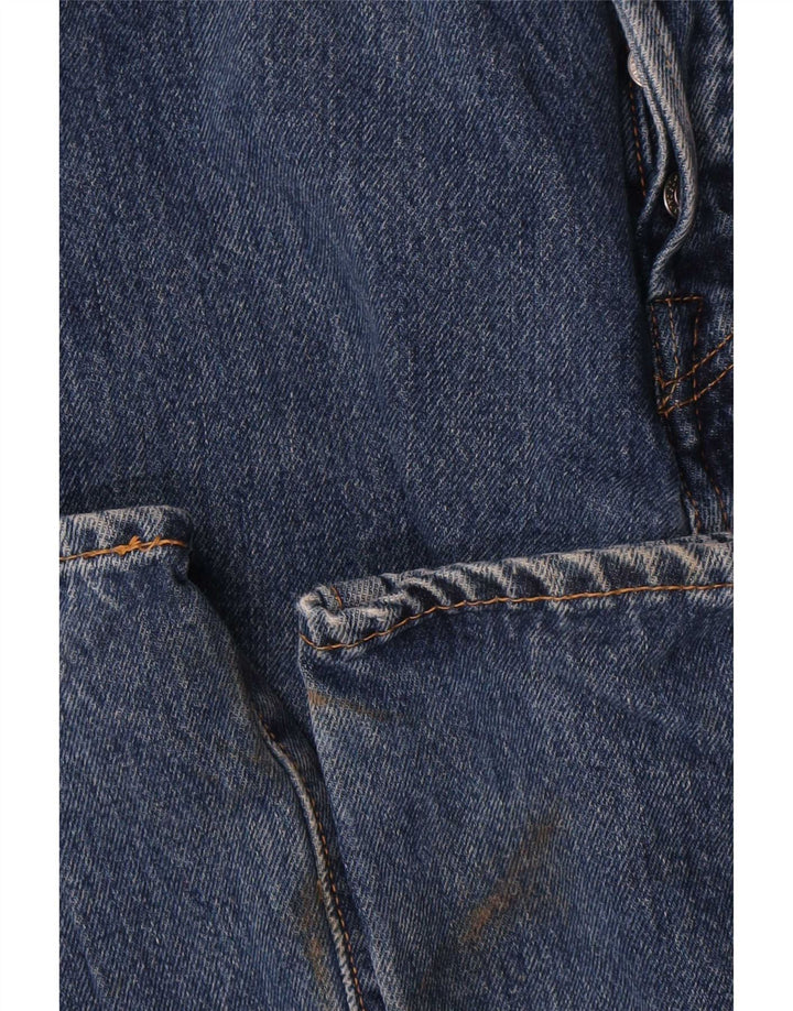 Levi's Herren 501 Straight Jeans W32 L34 Blaue Baumwolle