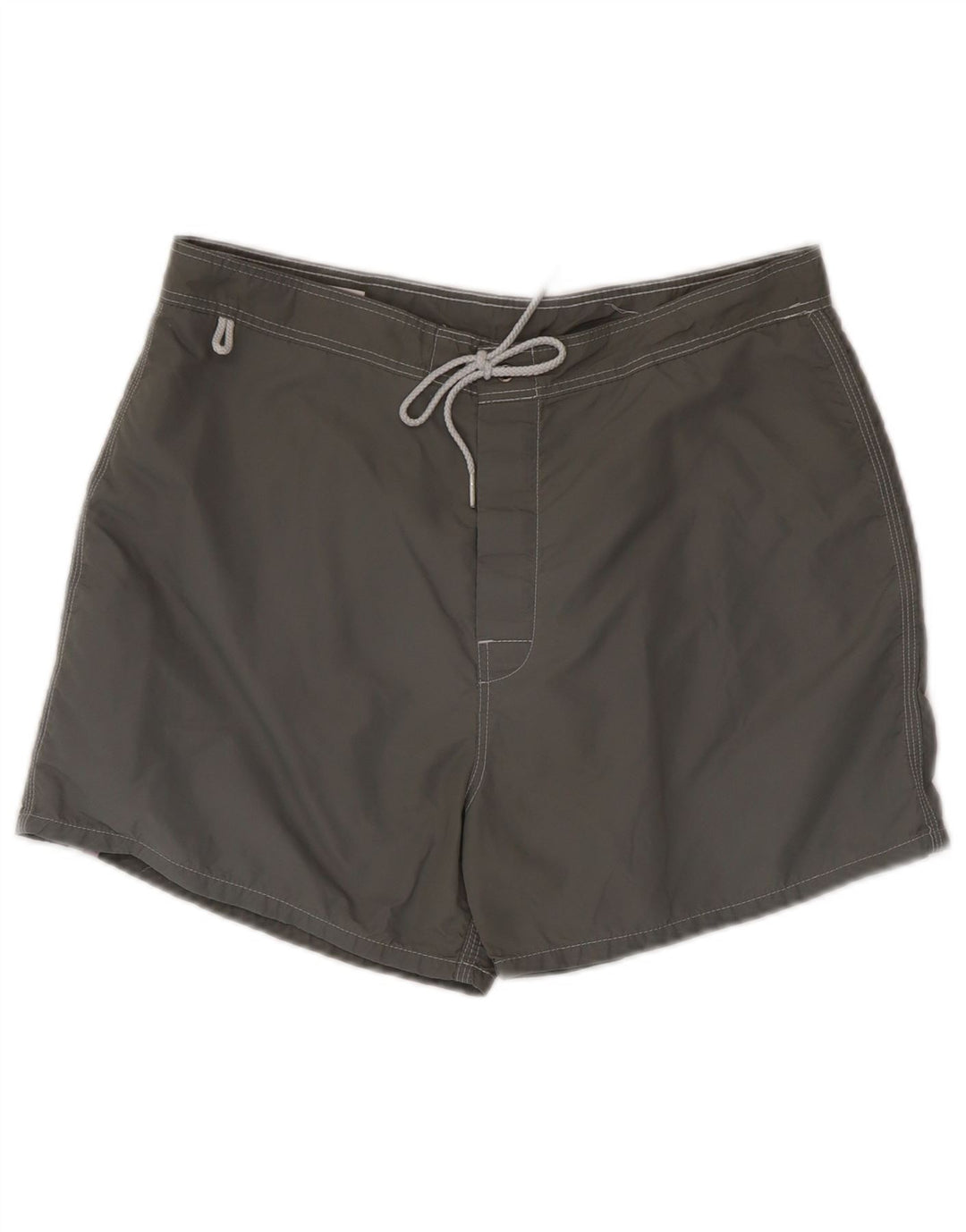 Sundek Herren-Badeshorts aus mittelgrauem Nylon