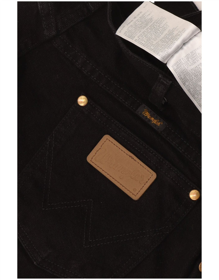 Wrangler Herren Straight Jeans W36 L30 Schwarz