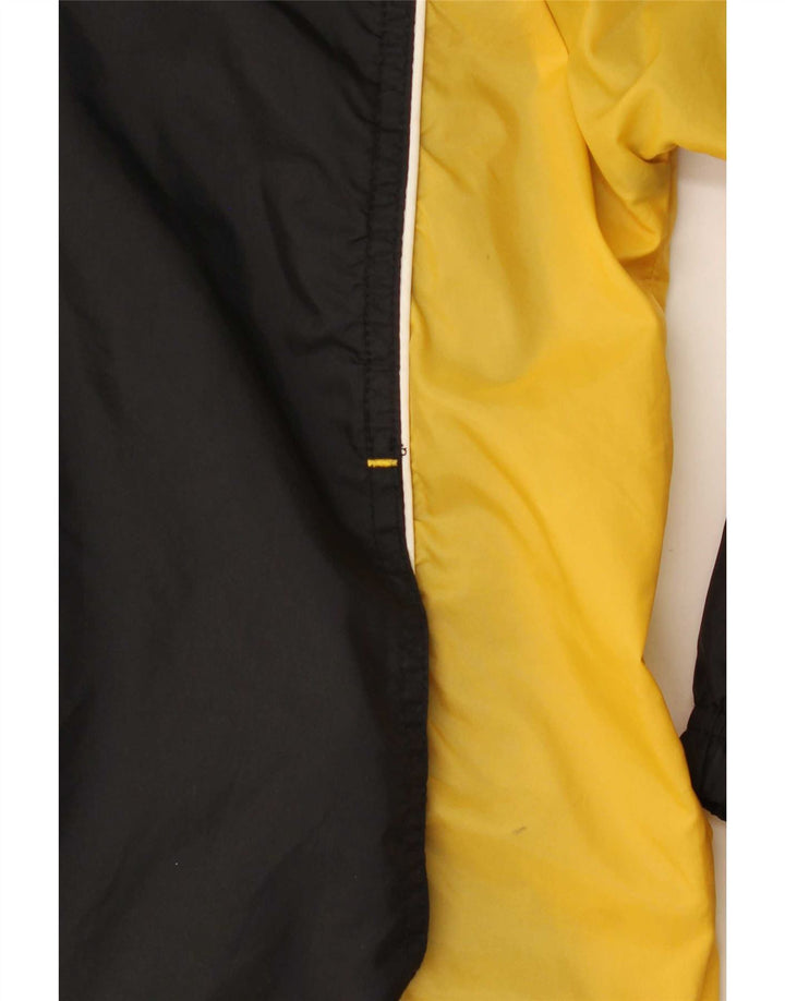 Reebok Herren-Trainingsanzugoberteil mit lockerer Passform, Mittelschwarz, Farbblock