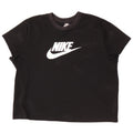 Nike Damen Grafik T-Shirt Top UK 18 XL Schwarz Polyester