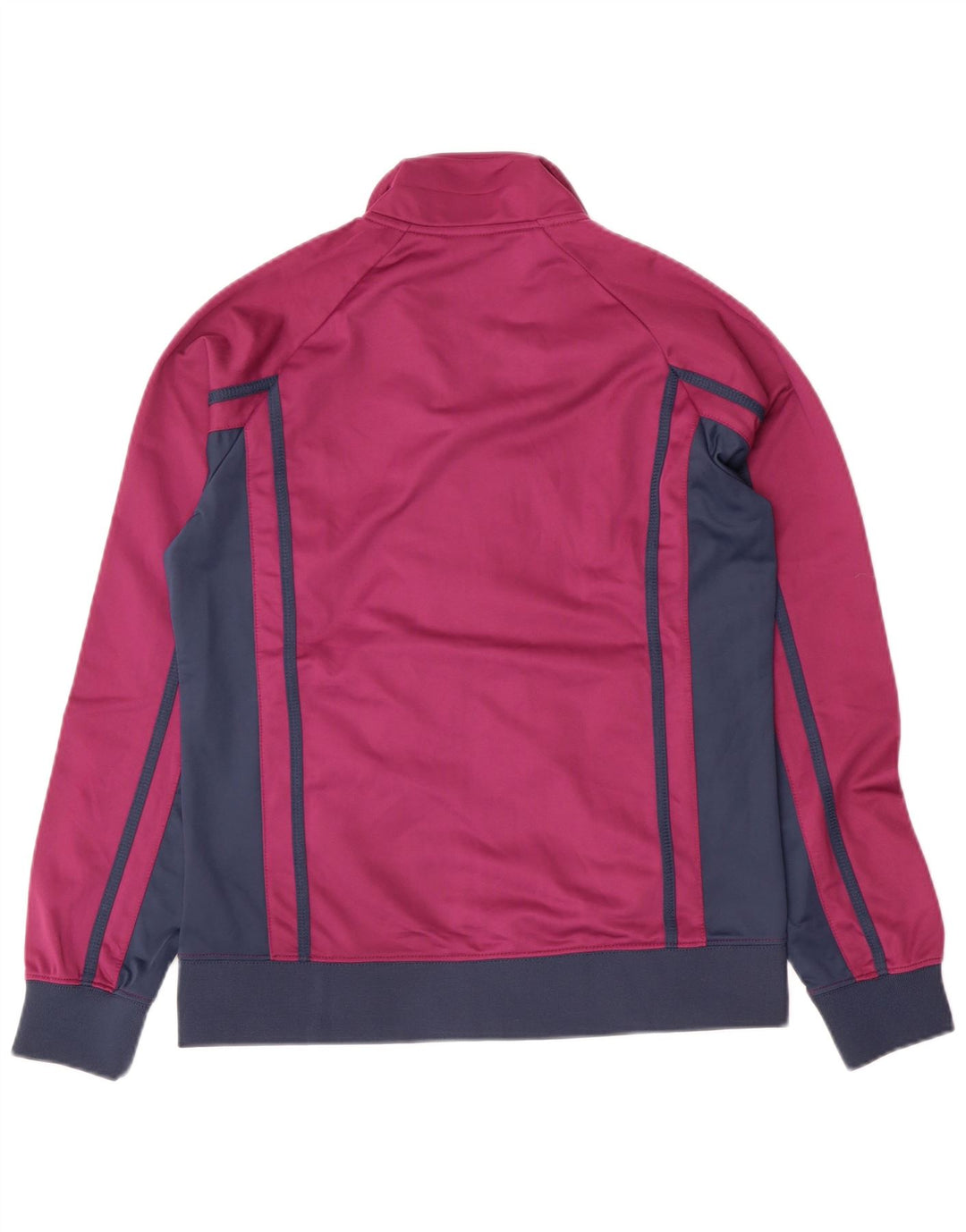 ASICS Damen-Trainingsanzug-Top-Jacke, UK 14, groß, lila, Farbblock-Polyester