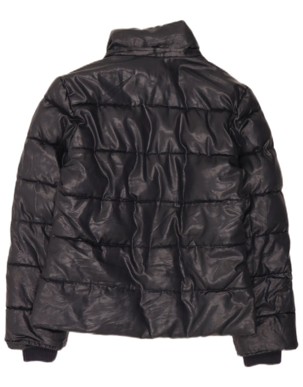 Diadora Damen Wattierte Jacke IT 42 Medium Marineblau Synthetik
