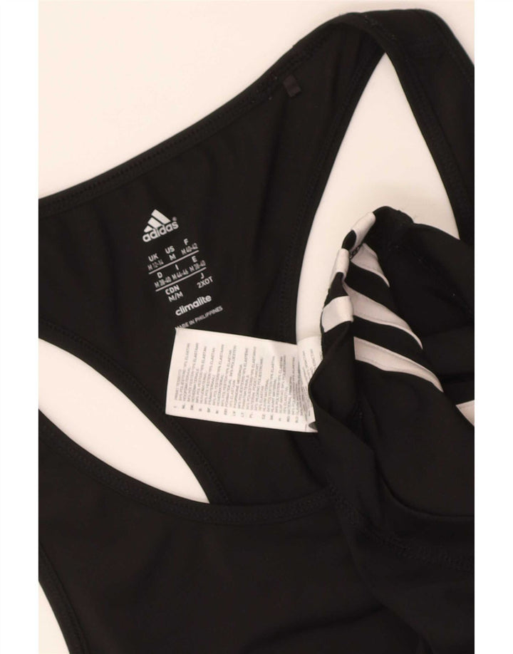 Adidas Damen Climalite Weste Top UK 12/14 Medium Schwarz Polyester