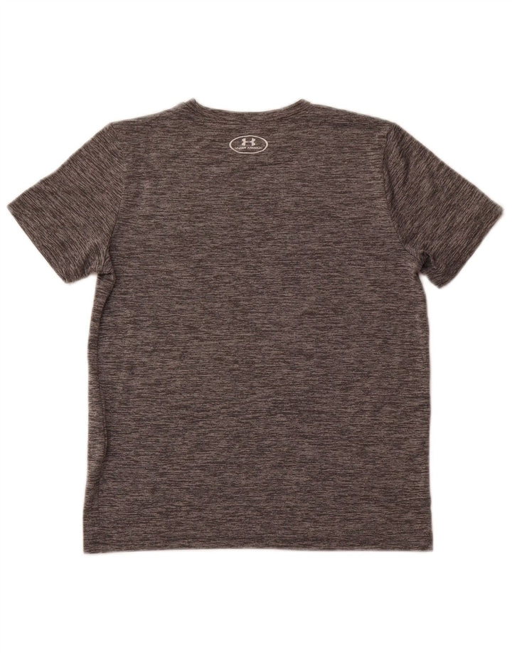 UNDER ARMOUR Heat Gear Grafik-T-Shirt für Jungen, 11–12 Jahre, Größe L, Grau