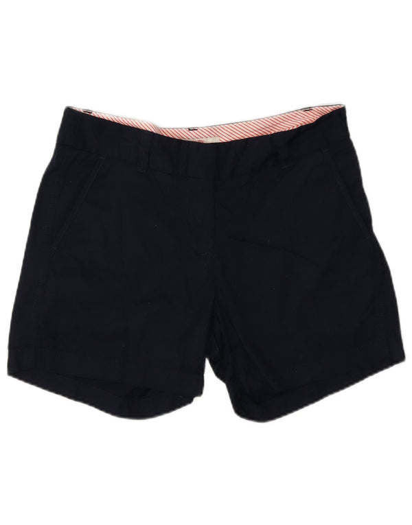 J. CREW Damen Chino-Shorts US 2 XS W29 Marineblaue Baumwolle