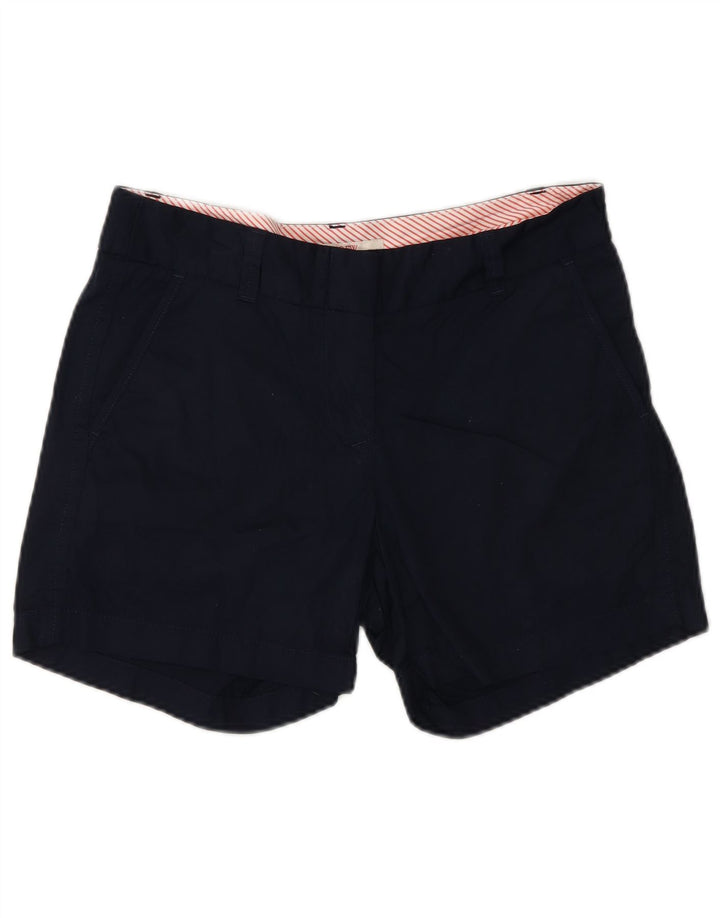 J. CREW Damen Chino-Shorts US 2 XS W29 Marineblaue Baumwolle
