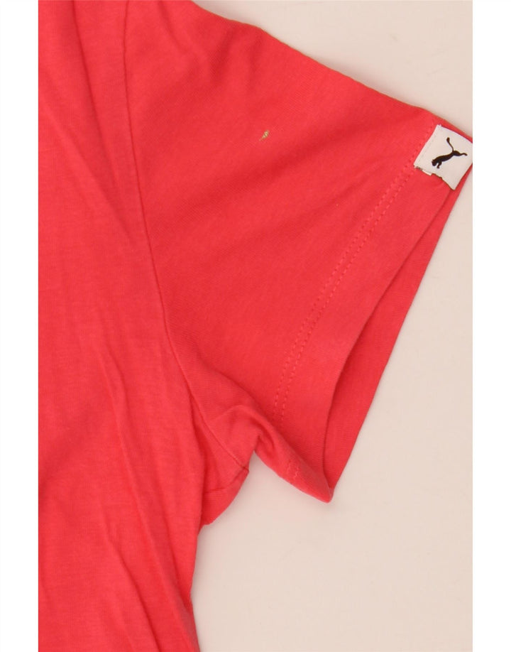 Puma Mädchen Grafik T-Shirt Top 13–14 Jahre Rosa