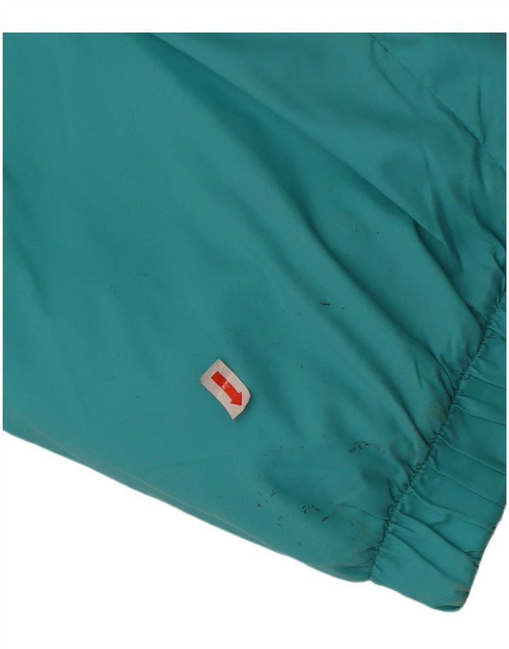 Vintage Herren-Skioverall mit lockerer Passform, IT 46, kleines blaues Farbblock-Polyamid