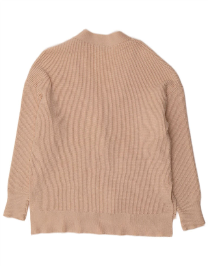 Zara Damen-Strickjacke in Übergröße, Gr. 10, Größe S, Beige
