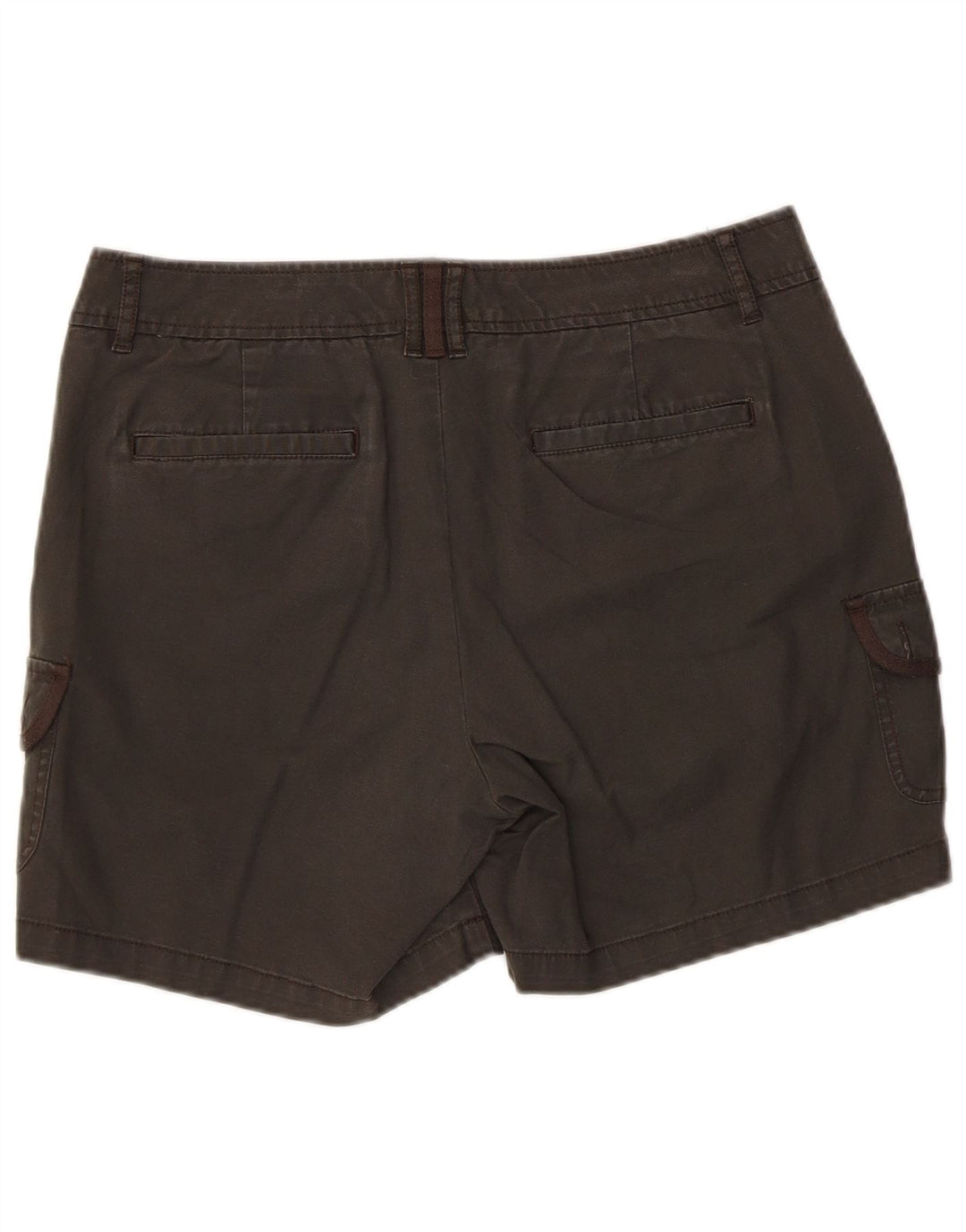 Dockers Damen Cargoshorts US 8 Medium W32 Graue Baumwolle