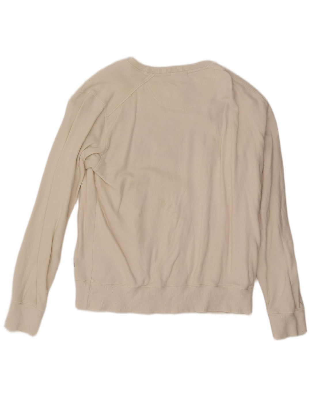 Gant Herren Grafik-Sweatshirt-Pullover XL aus weißer Baumwolle