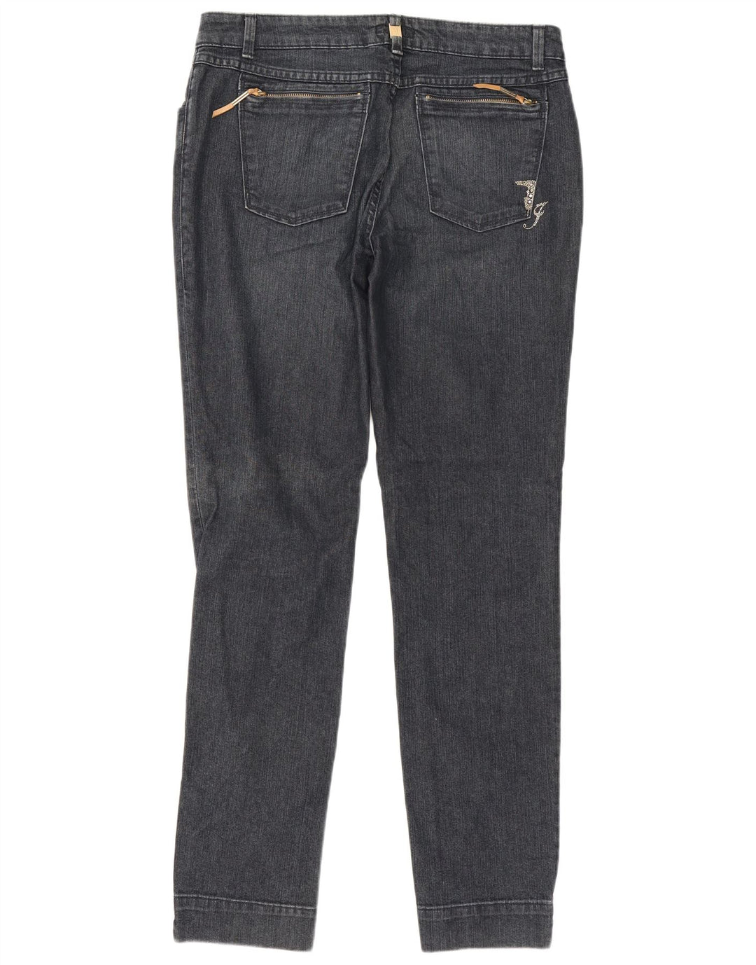 Trussardi Damen Slim Jeans W31 L32 Blaue Baumwolle