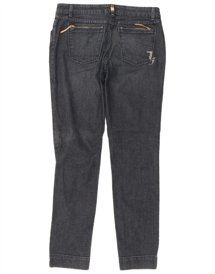 Trussardi Damen Slim Jeans W31 L32 Blaue Baumwolle