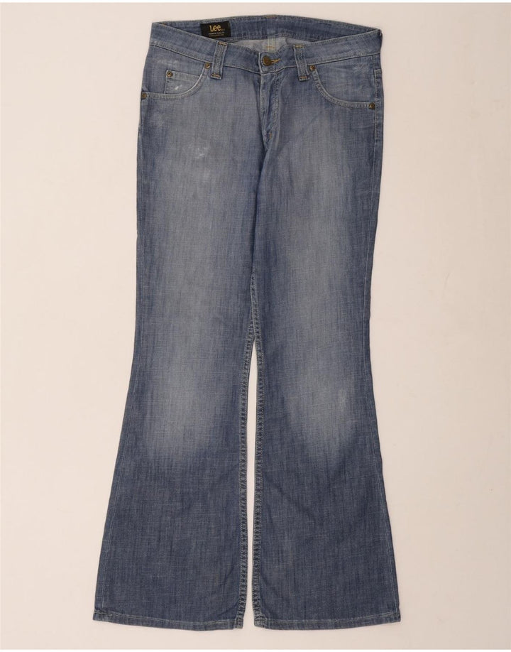 LEE Damen Felton Flared Jeans W32 L31 Blaue Baumwolle