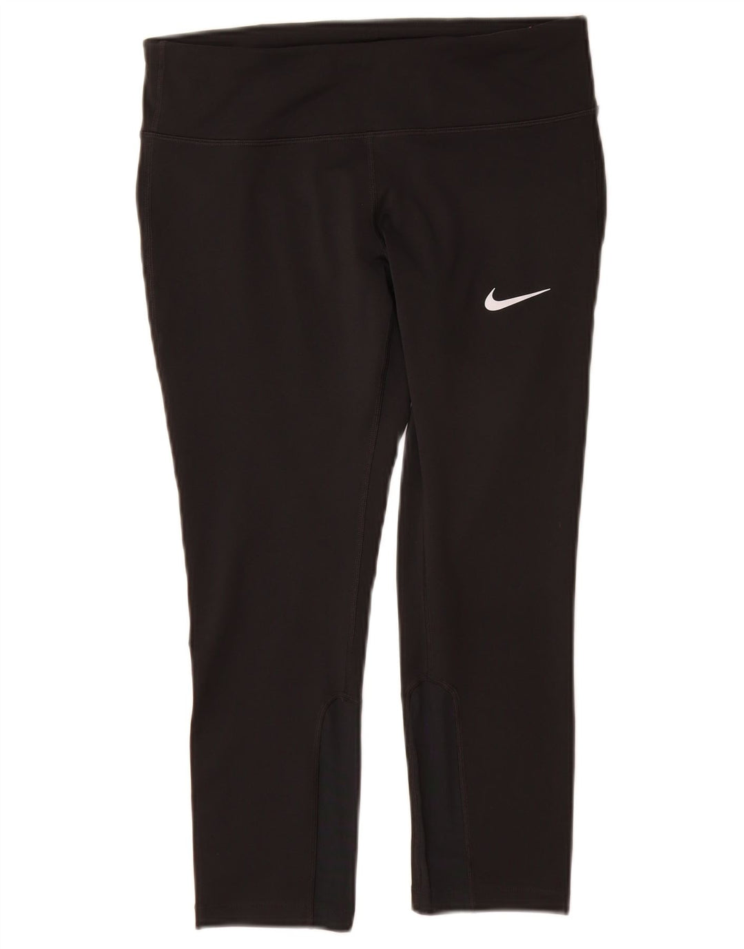 Nike Damen Dri Fit Capri Leggings UK 12 Medium Schwarz