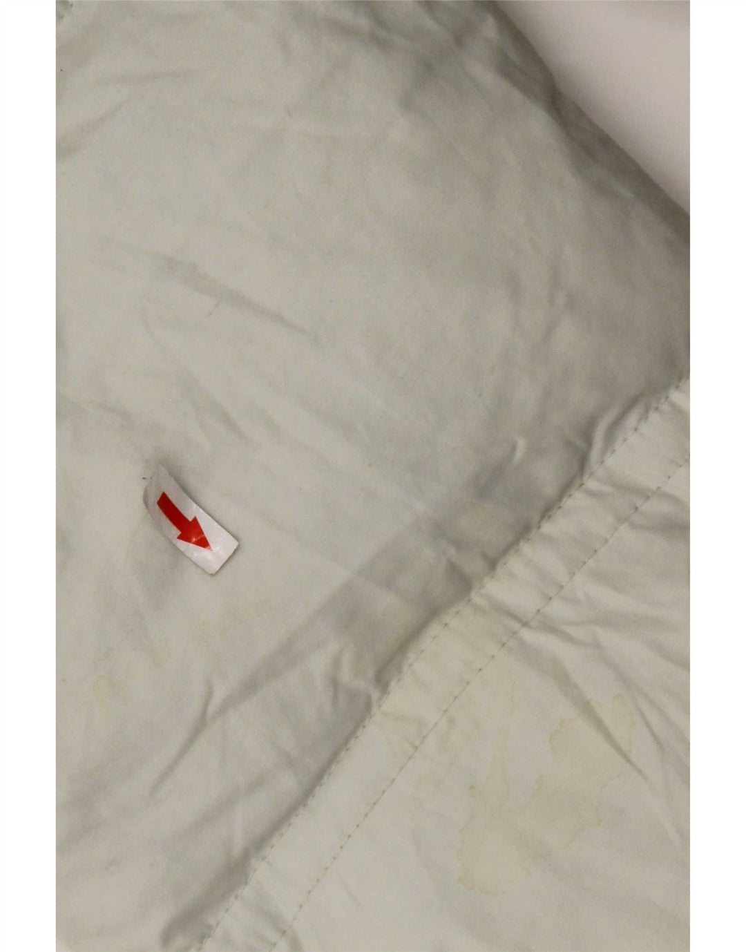 Martin's wattierte Herrenjacke UK 42 XL aus weißer Baumwolle