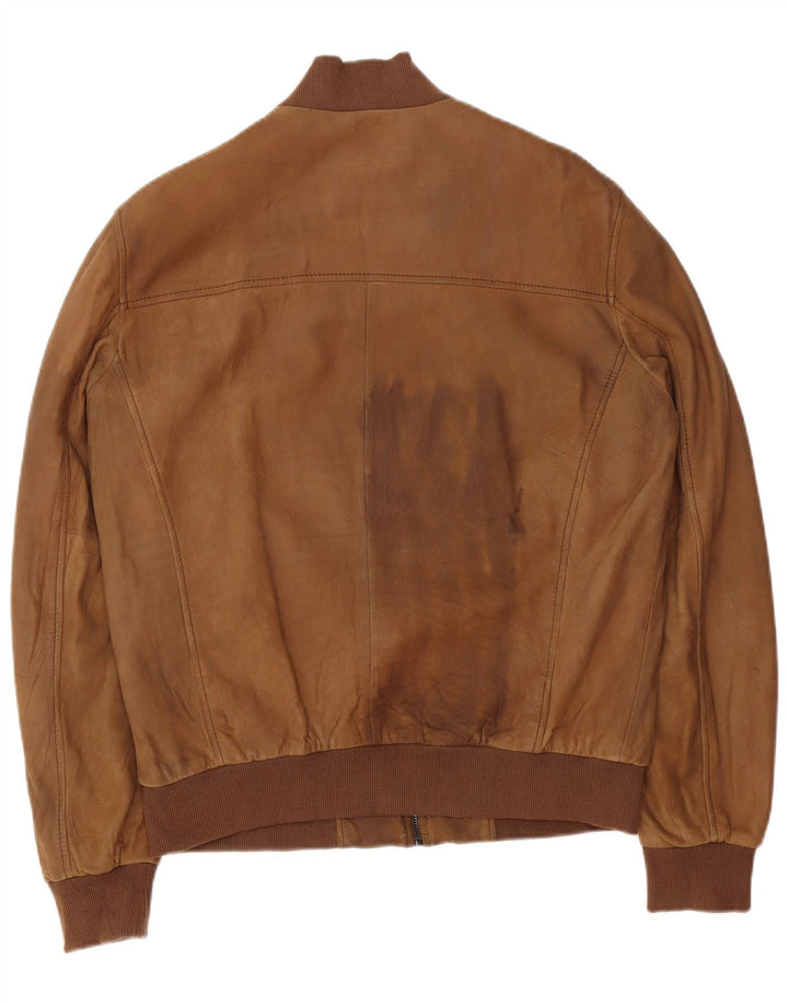 Conbipel Herren Lederjacke IT 52 Großes braunes Leder