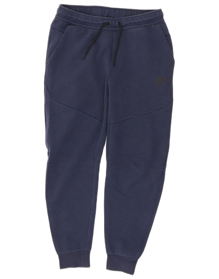 Nike Herren-Trainingshose, Jogginghose, Baumwolle, mittelblau, Marineblau