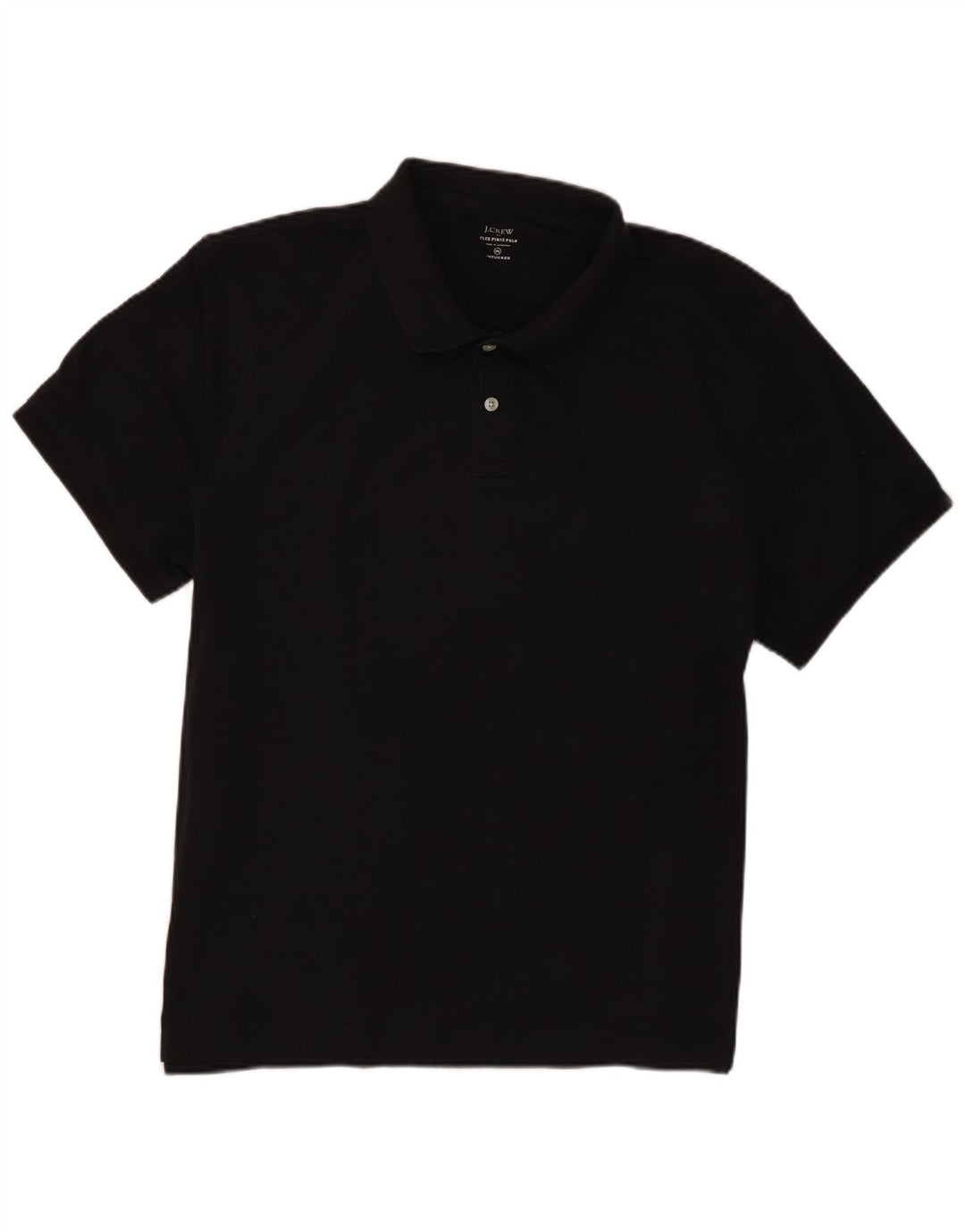 J. Crew Herren Poloshirt 2XL Schwarz Baumwolle