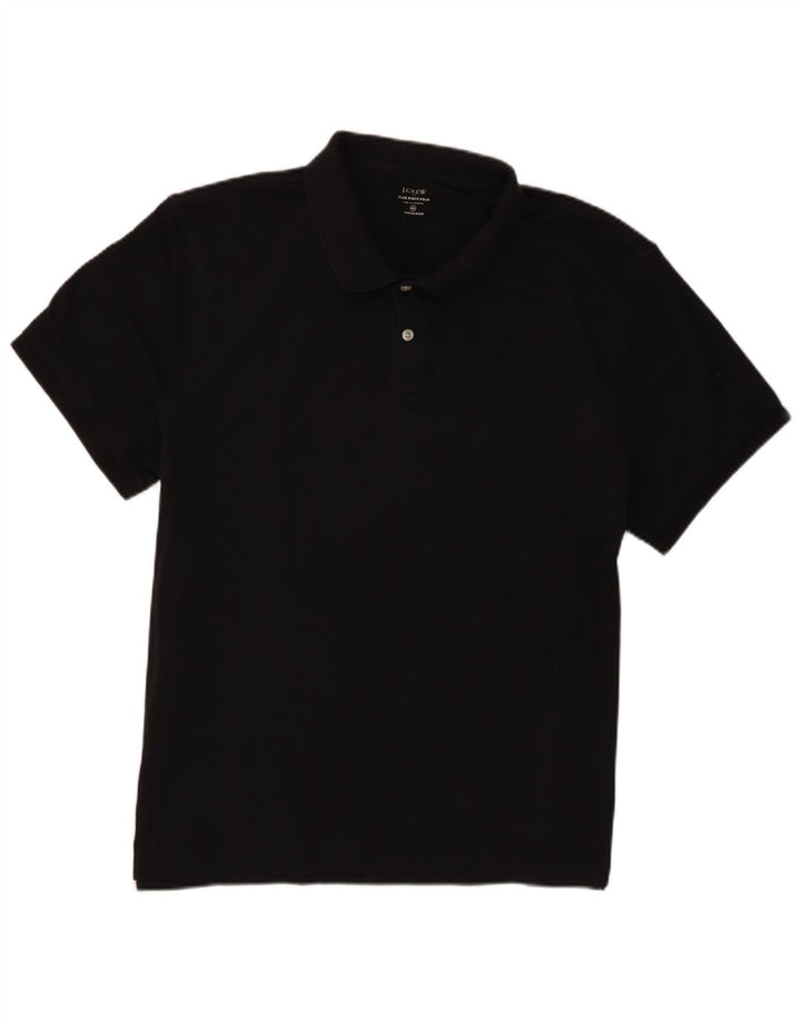 J. Crew Herren Poloshirt 2XL Schwarz Baumwolle
