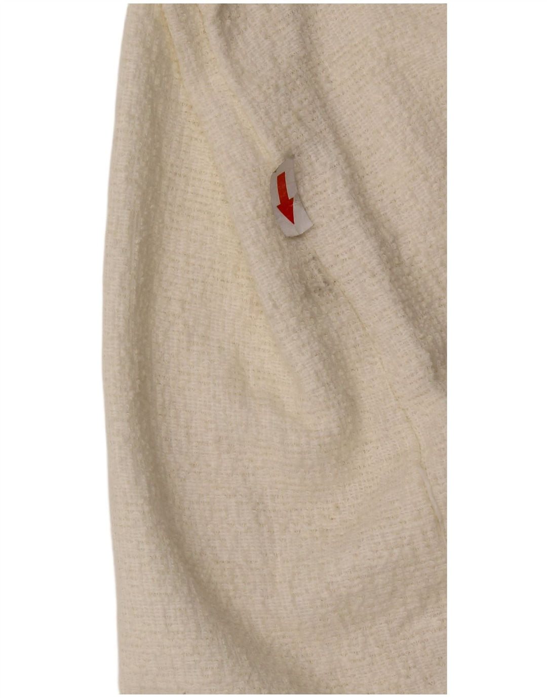 Zara Damen Etuikleid UK 8 Small Weiße Baumwolle