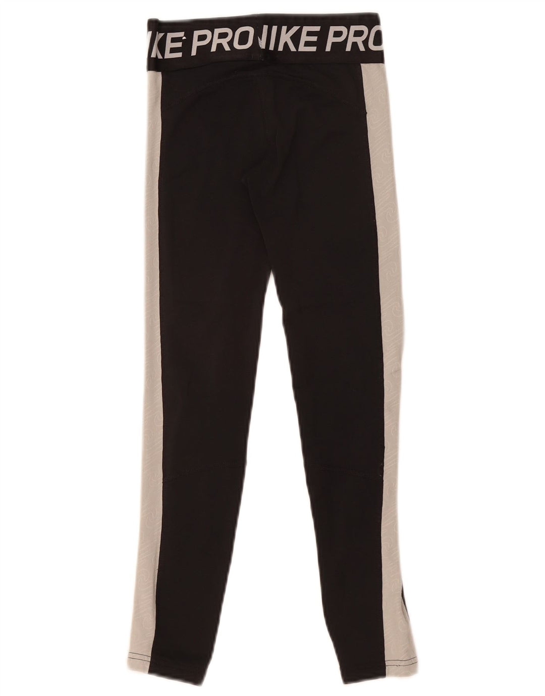 Nike Jungen-Leggings mit Grafik, 8–9 Jahre, schwarzes Colourblock-Polyester
