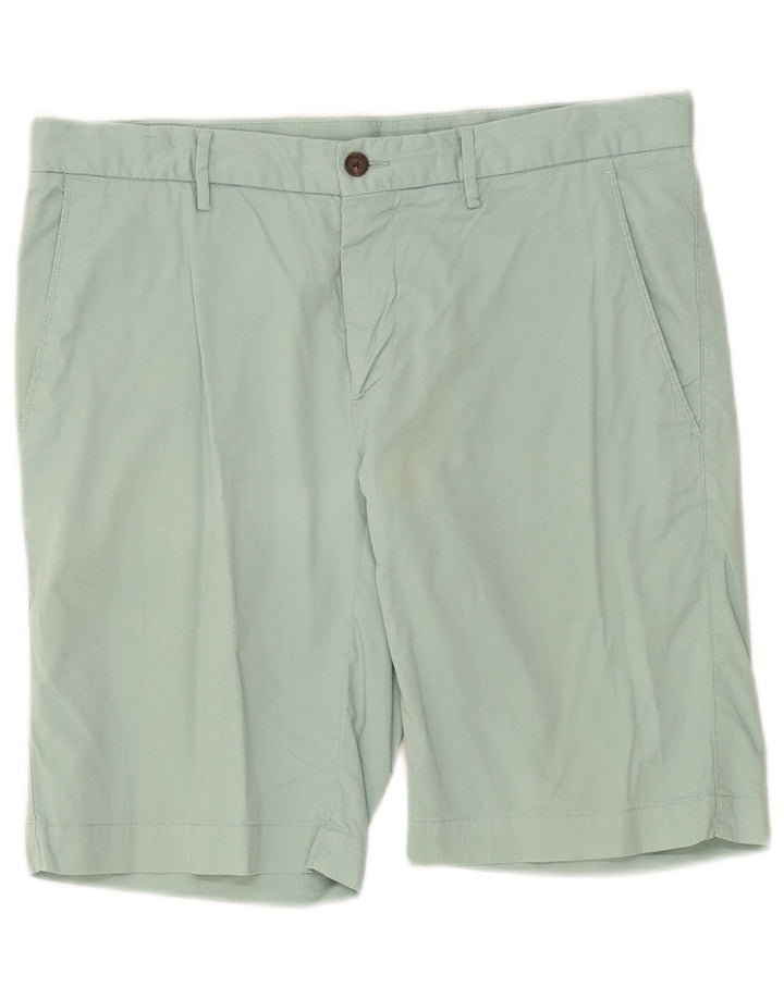 Hackett Herren Chinoshorts Medium W33 Grüne Baumwolle