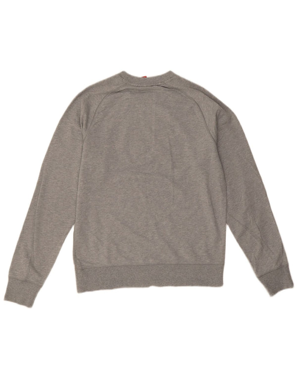 Nike Herren-Sweatshirt mit Grafik, Größe S, Grau meliert