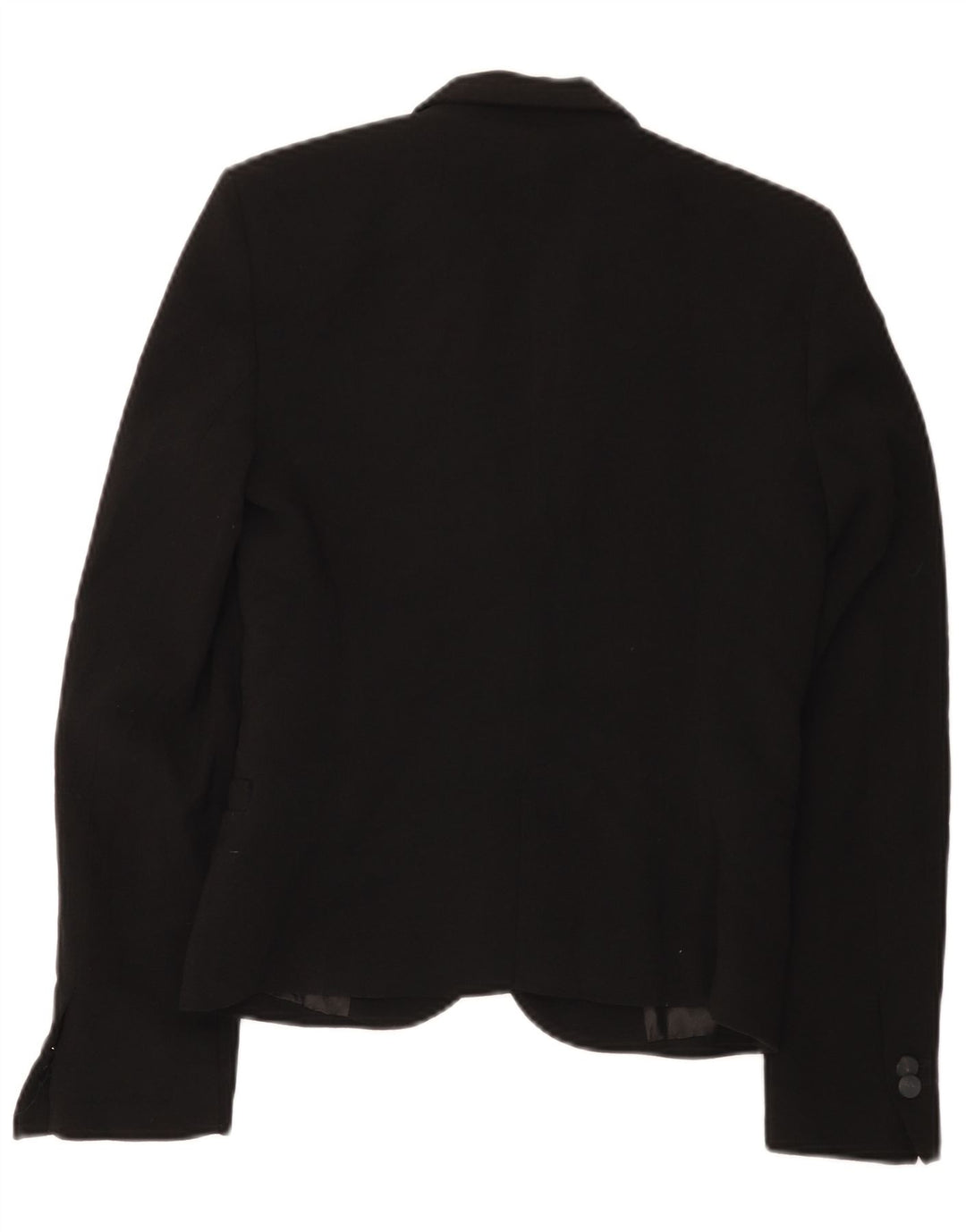 Zara Damen 1-Knopf-Blazerjacke UK 6 XS Schwarz