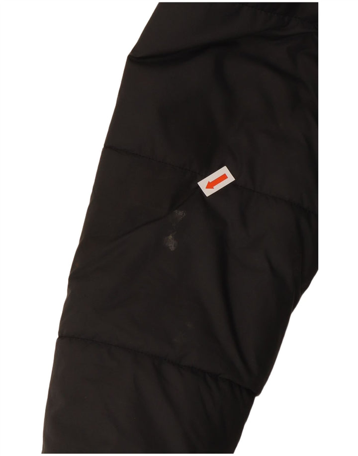 ADIDAS Wattierte Damenjacke mit Kapuze, UK 14, Mittelschwarz, Polyester