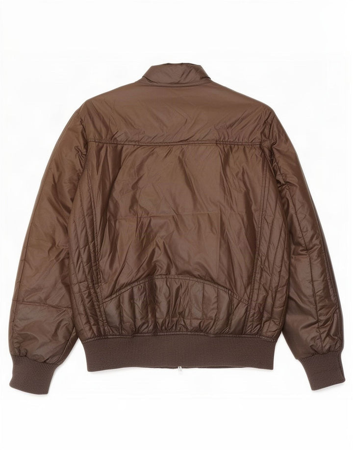 Brooksfield Herren Wattierte Jacke IT 50 Large Braun Polyester