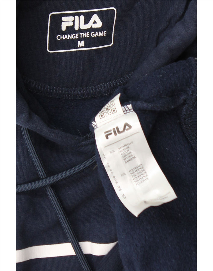 Fila Herren-Kapuzenpullover mit Grafik, mittelmarineblaue Baumwolle
