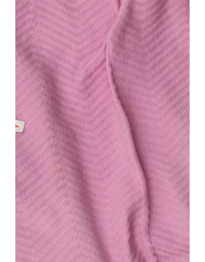 MARKS & SPENCER Offener Damen-Cardigan-Pullover UK 10 Small Pink Chevron