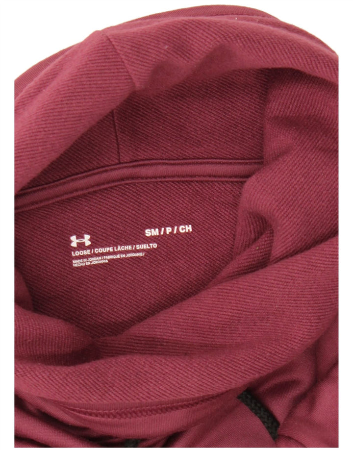 UNDER ARMOUR Damen-Sweatshirt in Übergröße, Gr. 10, Größe S, Burgunderrot