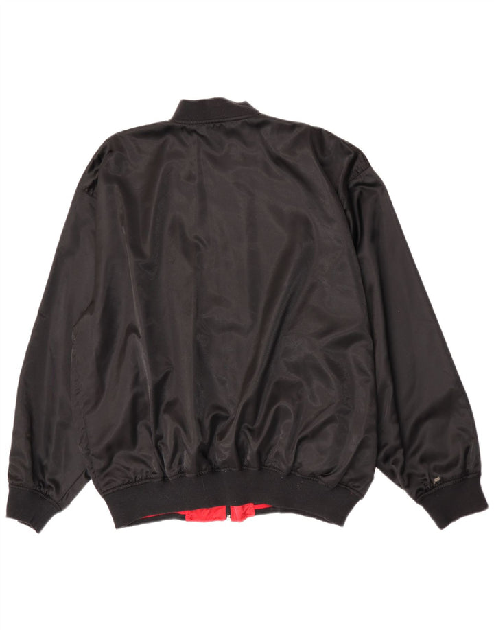 Vintage Herren Wendejacke UK 42 XL Schwarz Colourblock