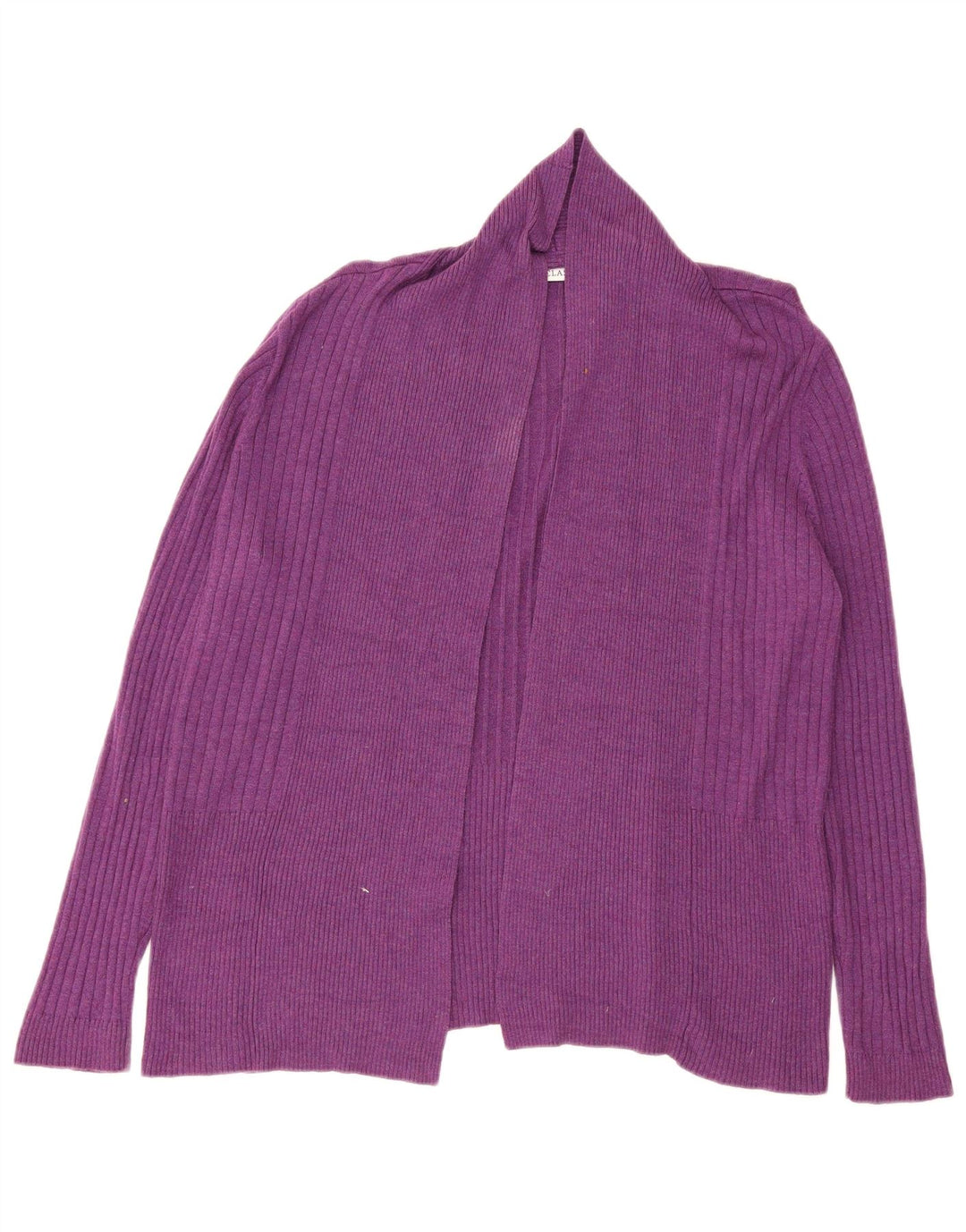 Marks & Spencer Offener Damen-Cardigan-Pullover UK 14 Mittelviolette Viskose