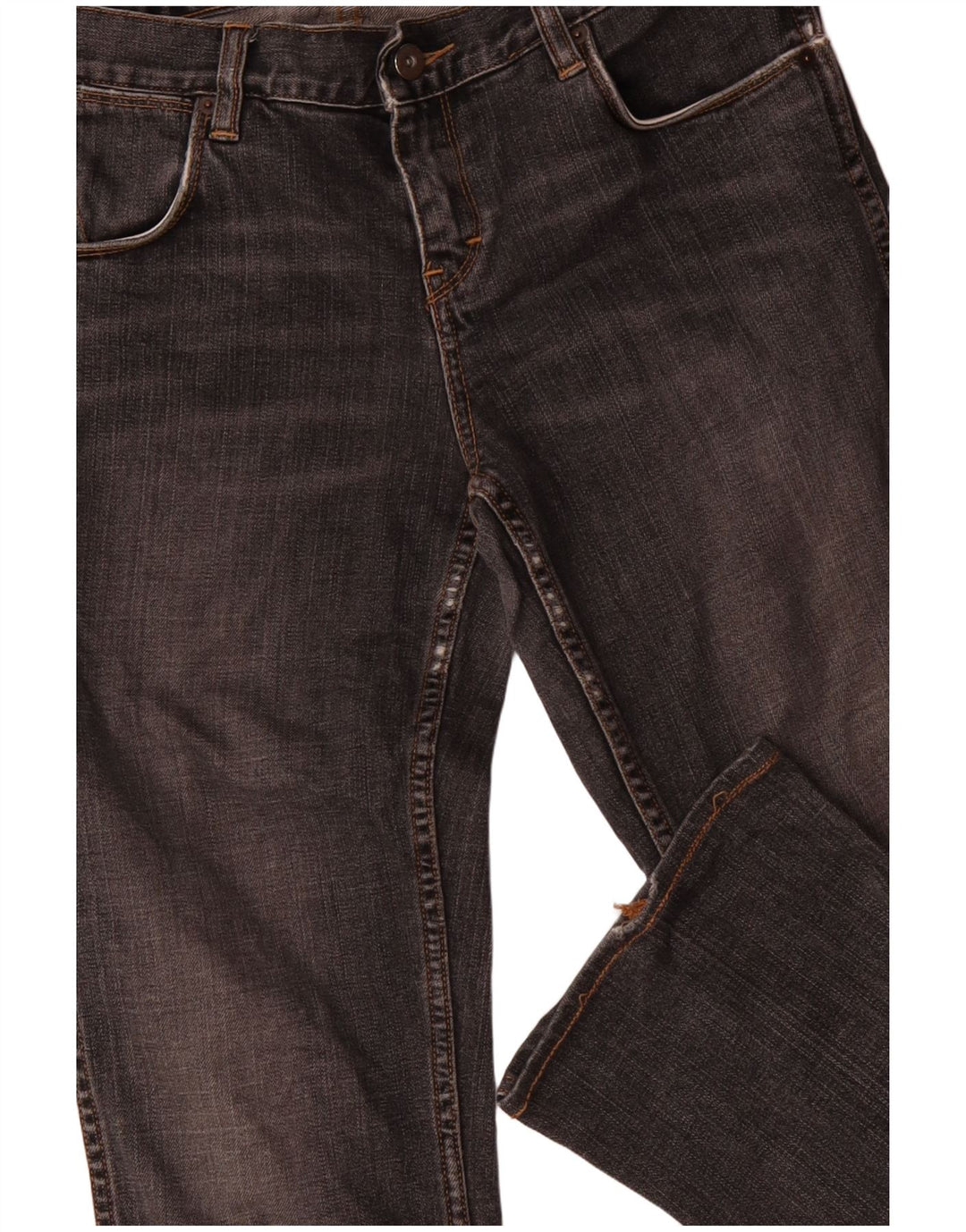 RALPH LAUREN Damen Bootcut-Jeans W30 L29 Grau