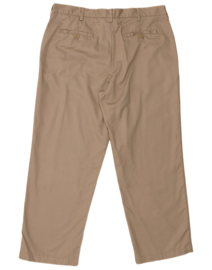 IZOD Herren-Chinohose mit klassischer Passform, gerade Passform, W36, L29, Beige, Baumwolle