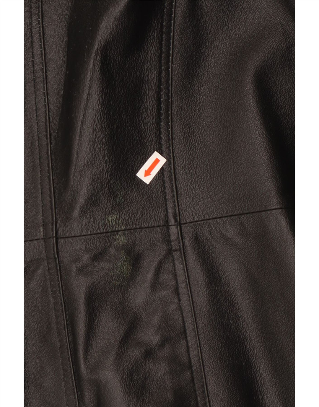 East 5th Damen-Blazerjacke aus Leder mit 3 Knöpfen, UK 22, 3XL, schwarzes Leder