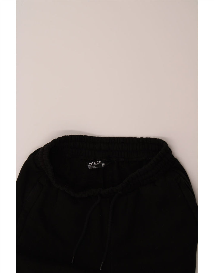 NICCE Mens Graphic Sport Shorts Medium  Black Cotton Vintage Nicce and Second-Hand Nicce from Messina Hembry 