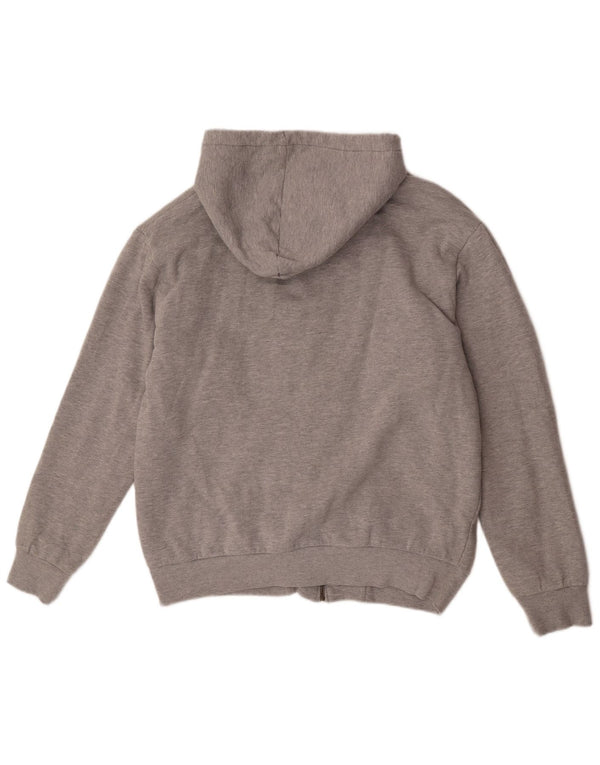 Dickies Herren-Sherpa-Kapuzenpullover mit Reißverschluss, groß, aus grauer Baumwolle