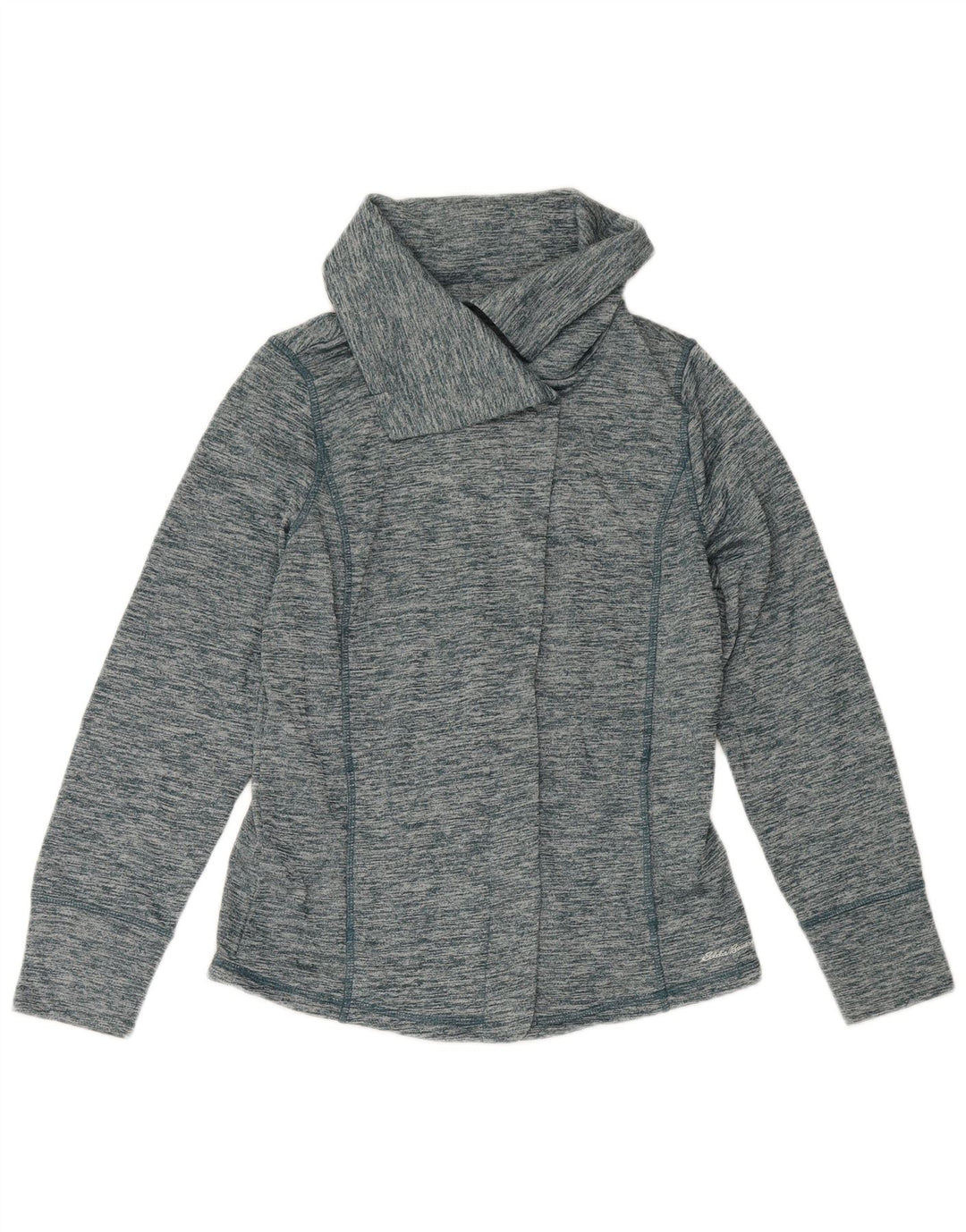 Eddie Bauer Damen-Trainingsanzug-Top-Jacke, UK 16, groß, blau geflecktes Polyester