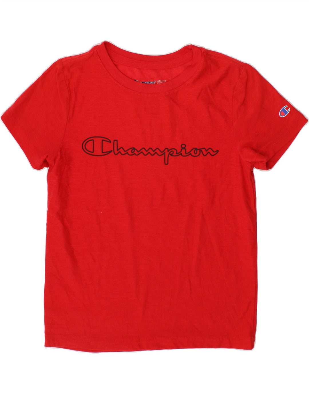 CHAMPION Boys Graphic T-Shirt Top 5-6 Years Red Cotton Vintage Champion and Second-Hand Champion from Messina Hembry 