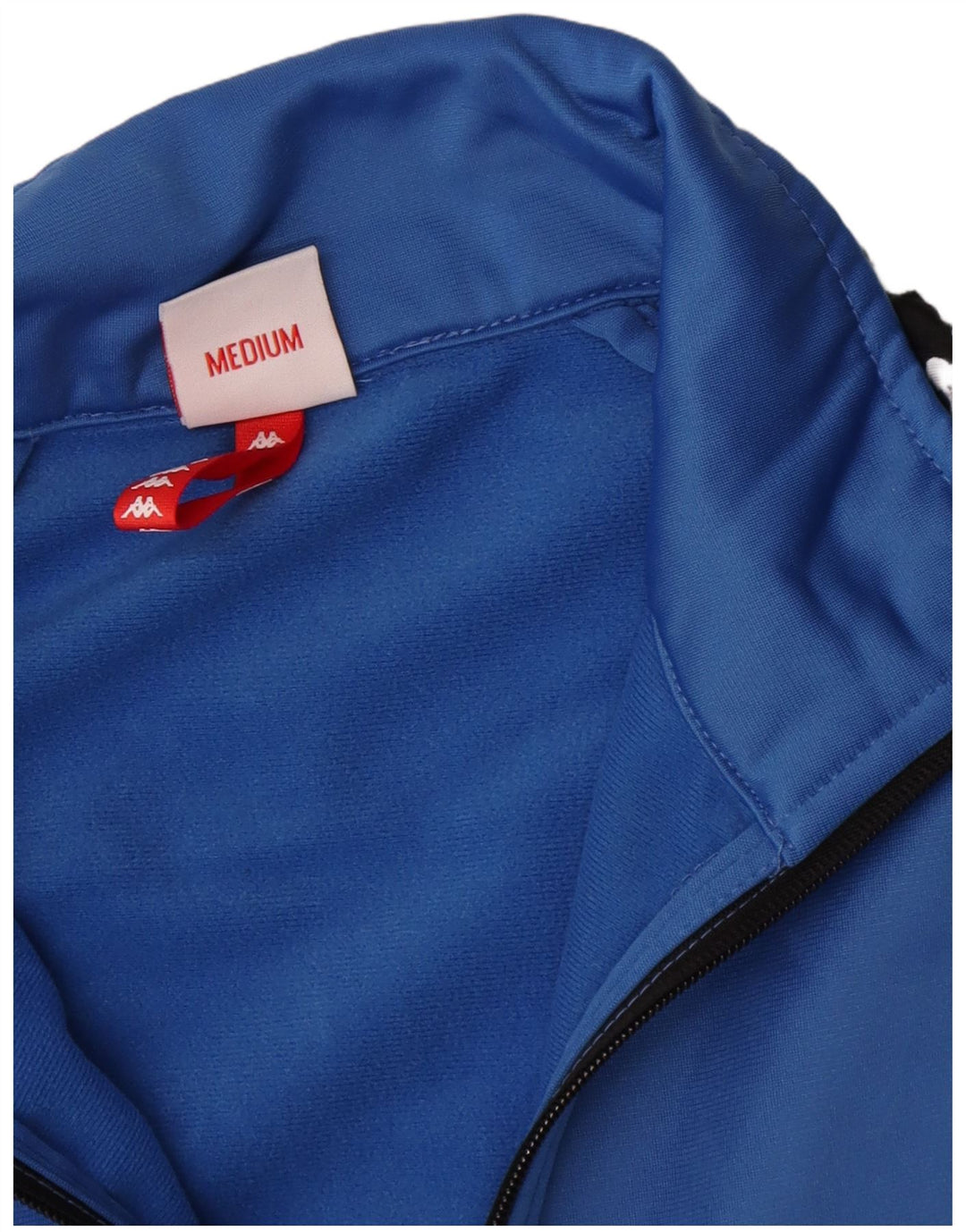 Kappa Damen-Trainingsanzugoberteil mit Grafik, UK 12, Mittelblau, Farbblock