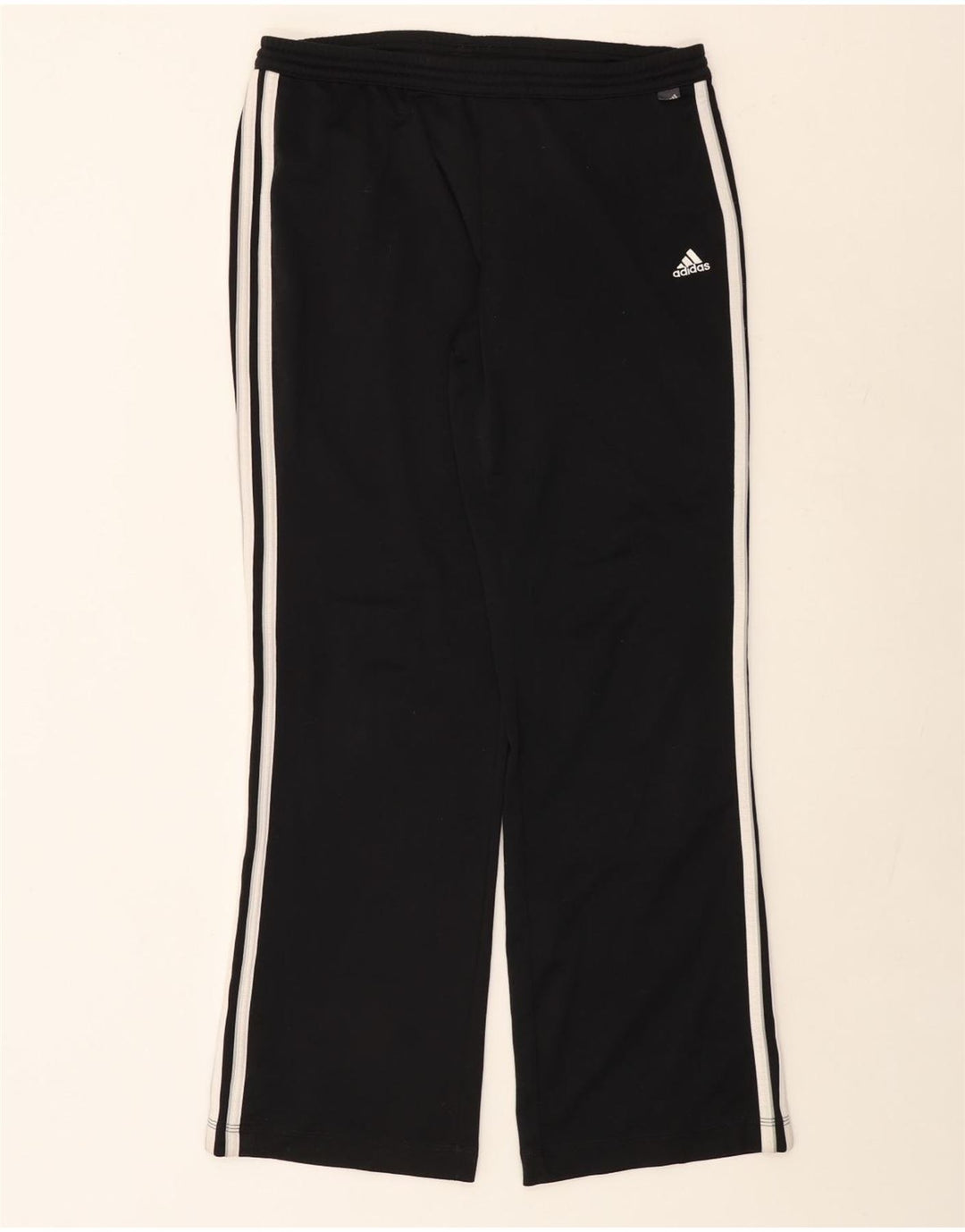ADIDAS Damen Trainingshose UK 16 Large Schwarz Polyester