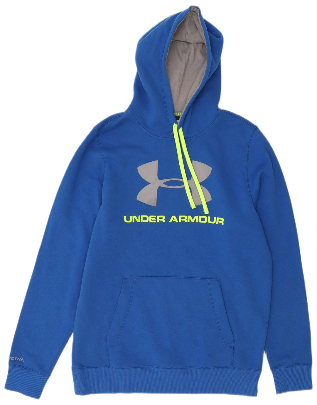 Under Armour Herren-Kapuzenpullover mit Grafik, mittelblaue Baumwolle