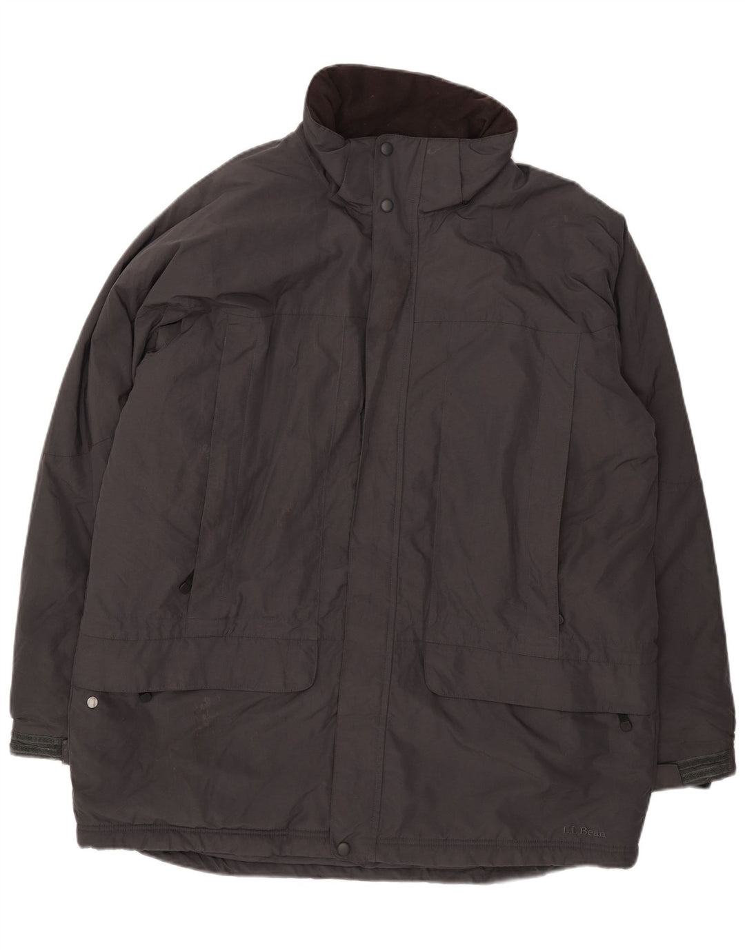 L.L.Bean Herren-Utility-Jacke, groß, UK 42, XL, graues Nylon