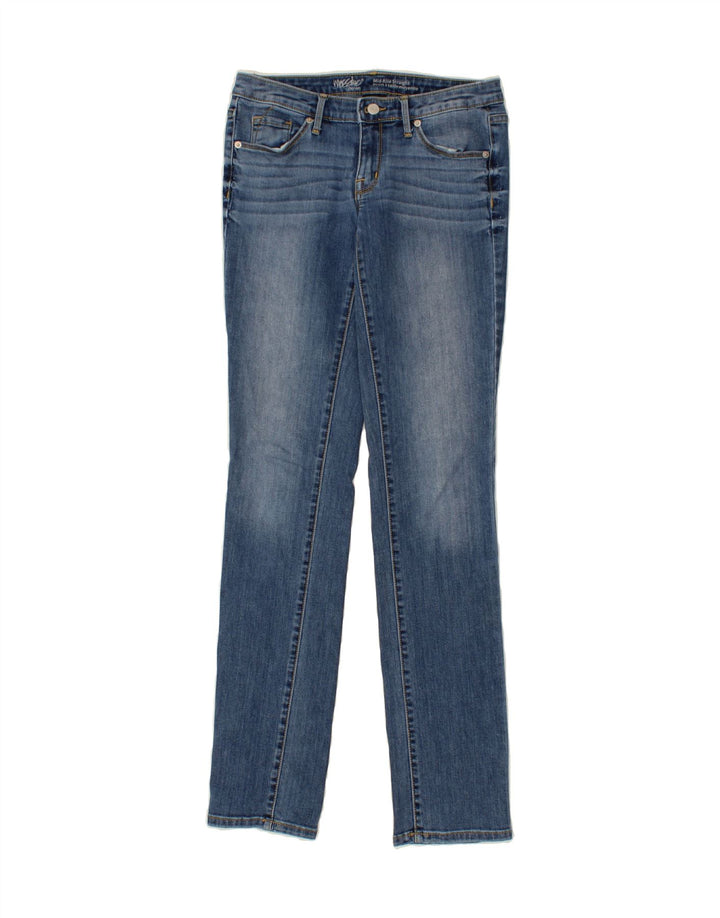 MOSSIMO Womens Mid Rise Straight Jeans US 4 Small W28 L34  Blue Cotton Vintage Mossimo and Second-Hand Mossimo from Messina Hembry 